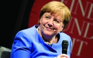 Angela Merkel Signs Her Book in Hamburg