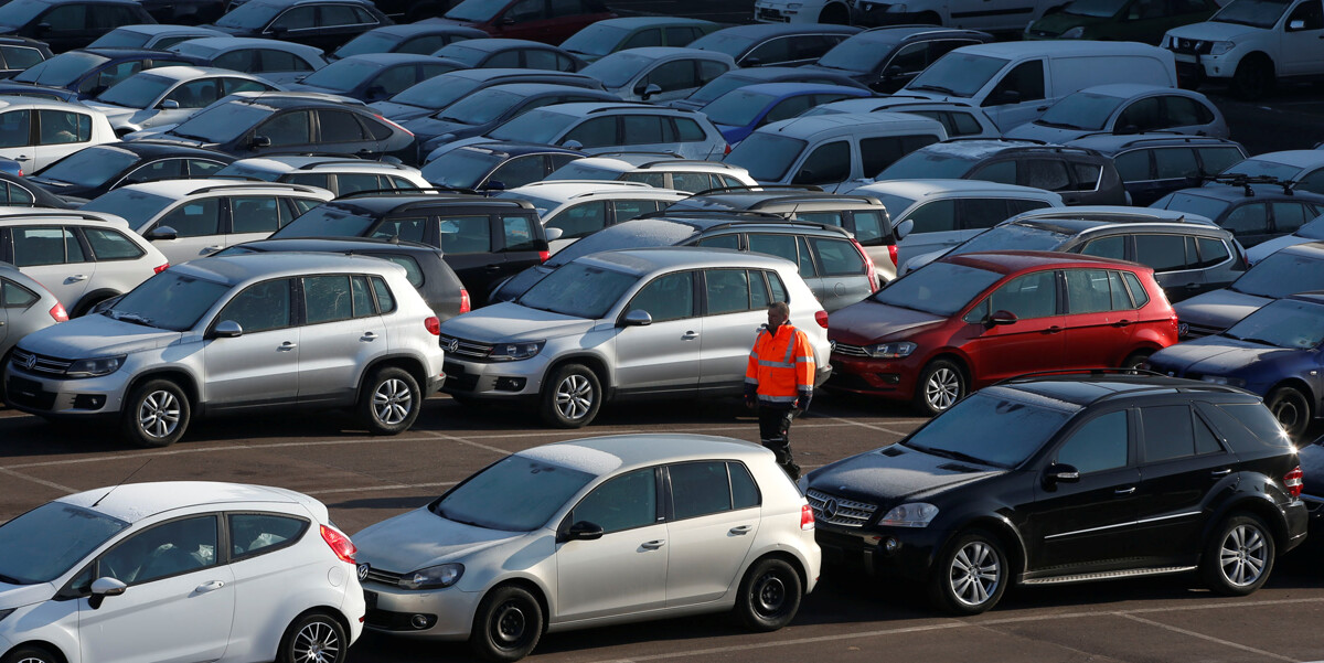 Снижение продаж новых автомобилей в Германии