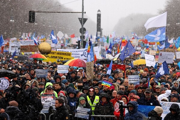 Mass Protest in Berlin Against Far-Right AfD Party