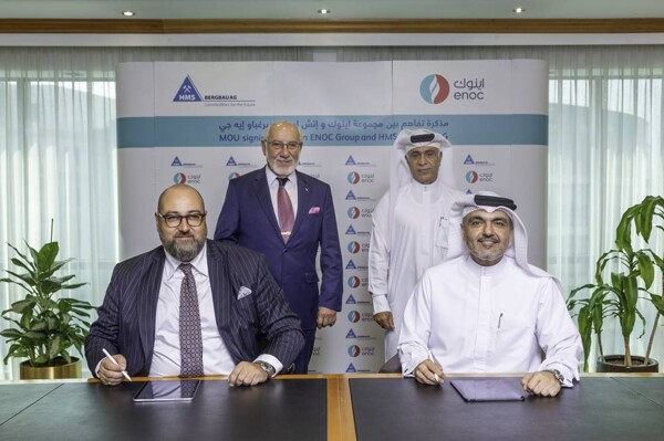 ENOC and HMS Bergbau Sign Partnership Agreement