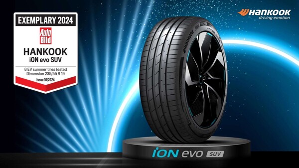 Шина Hankook iON evo SUV получила высший балл в тесте шин Auto Bild
