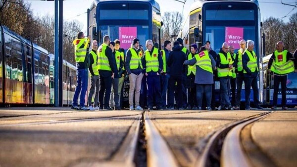 German Ver.di Union Calls for Second Transport Strike