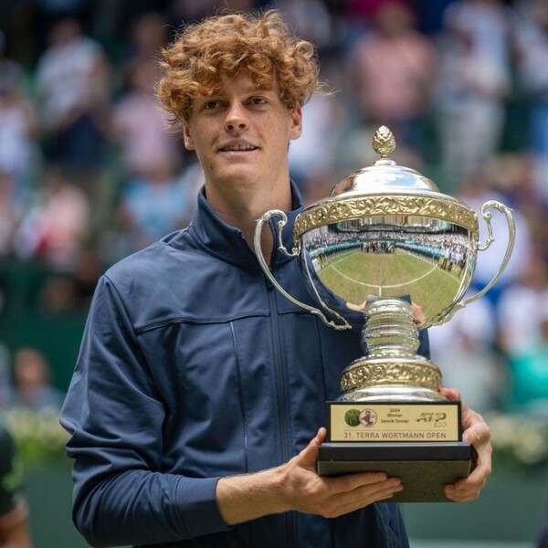 Итальянец Янник Синнер выигрывает титул ATP 500 в Халле, становясь первой ракеткой мира